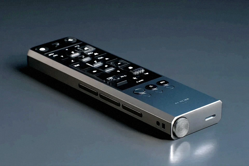 The remote exploded into its titanium shell, board, and battery.