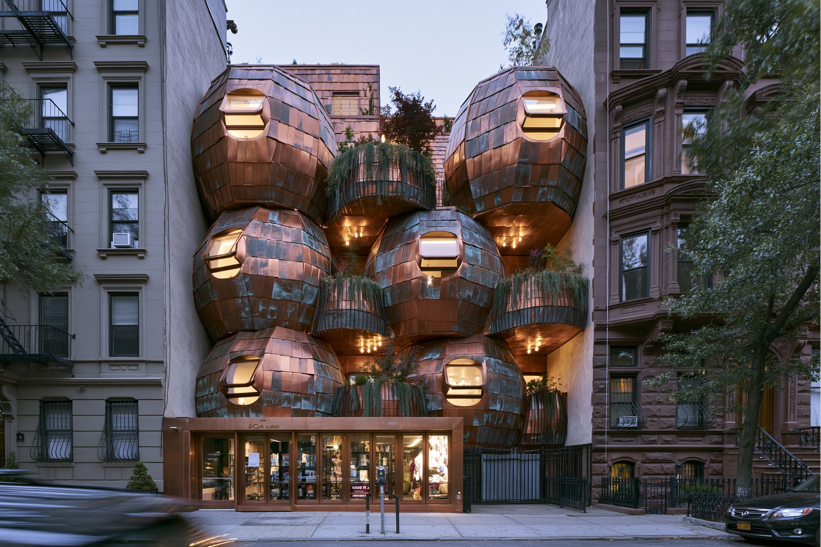 Spiral apartments