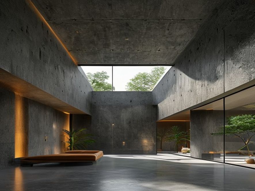 Mayan Stone Pyramid — interior concept